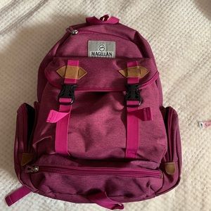 magellan backpack outdoors pink multiple compartments